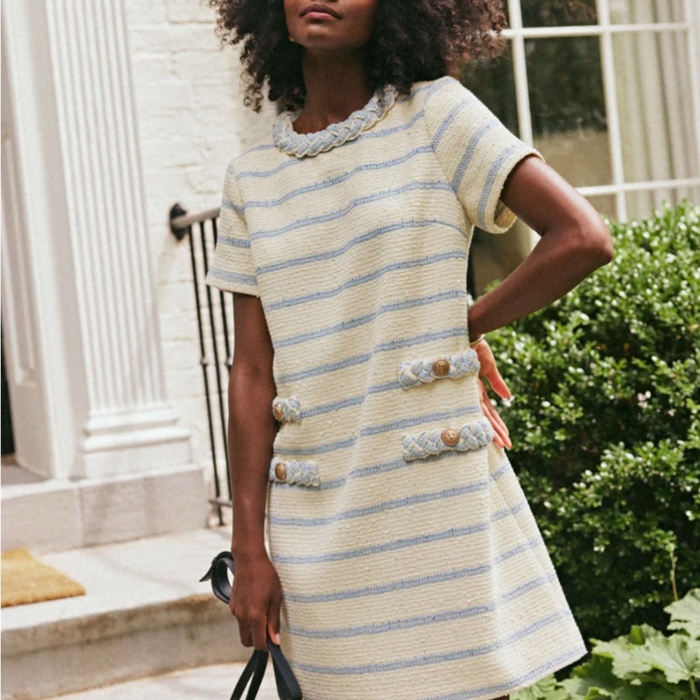 NWT Tuckernuck Coastal Blue Jackie Dress Sz XXL - Picture 4 of 15